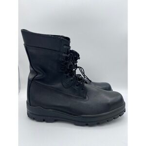 Bates Durashocks Mens Black Leather Combat Boots F2413-11 EH 14 M 15830-002034